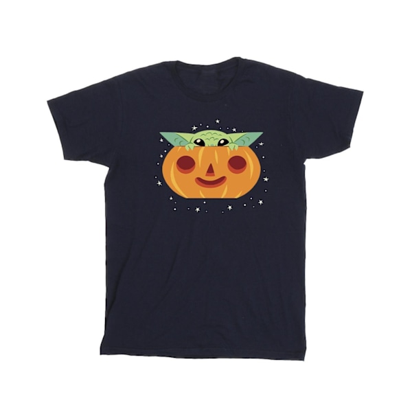Star Wars The Mandalorian Grogu Pumpa T-shirt S Marinblå Navy Blue S