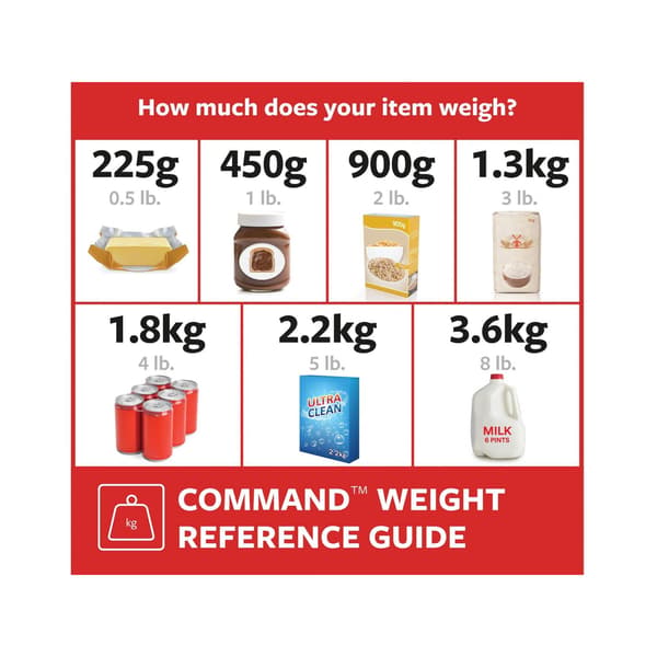 Command Medium Universal Krokar Värdepack (6-pack) One Size Multi Multi Colour One Size