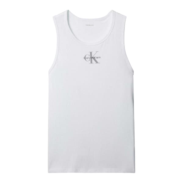 Calvin Klein Herr Monogram Regular Tank Top M Bright White Bright White M