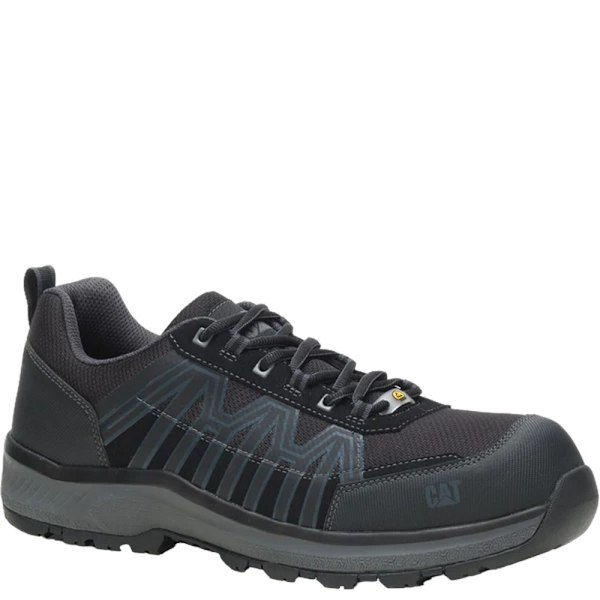 Caterpillar Mens Charge S3 Säkerhetsskor 10 UK Svart Black 10 UK