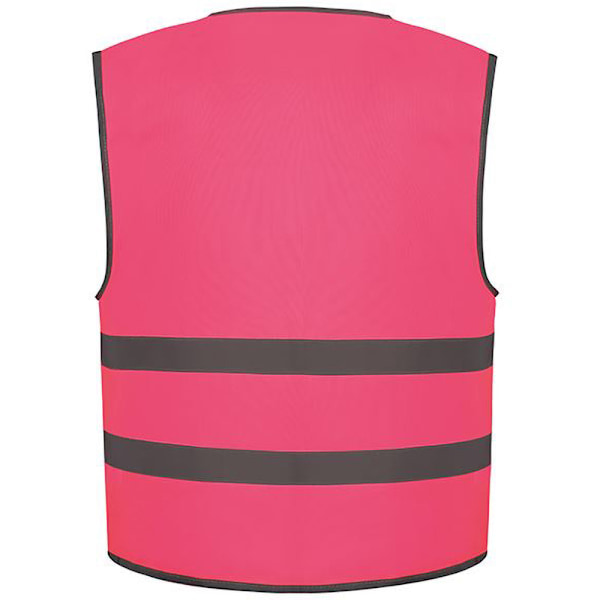 Yoko Hi-Vis Barn/Barn Reflective Border Väst S Fluore Fluorescent Pink S