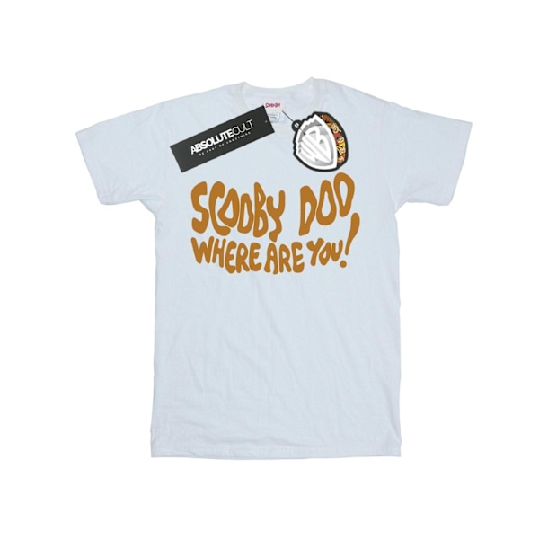 Scooby Doo Dam/Damer Var Är Du Spöklik Bomull Pojkvän White L