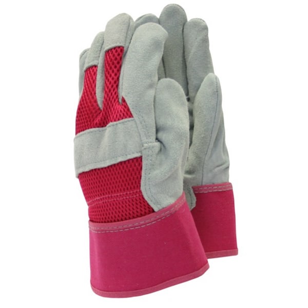 Town & Country Dam/Dam All Round Rigger Läderhandskar M Pink/Grey M