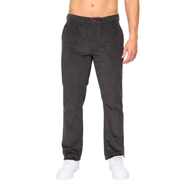 Crosshatch Herr Cordout Lösa Byxor 30R Antracit Anthracite 30R