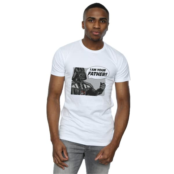 Star Wars Herr Darth Vader Pop Art T-shirt L Vit White L