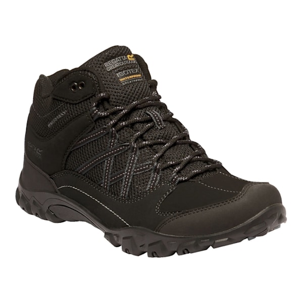 Regatta Edgepoint Mid Vattentäta Vandringskängor för Herr 8 UK Svart/Grå Black/Granite 8 UK