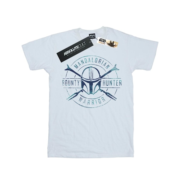 Star Wars The Mandalorian Warrior Crest T-shirt XL Vit White XL