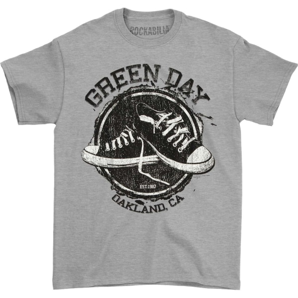 Green Day Unisex Vuxen Trainers T-shirt M Grå Grey M