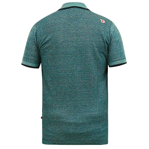 Duke Herr D555 Troy 2 Texturerad Polotröja S Teal Teal S