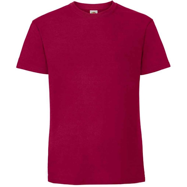 Fruit Of The Loom Herr Ringspun Premium T-Shirt 3XL Tranbär Cranberry 3XL