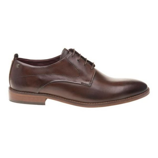 Base London Script Washed Läder Herrskor 7 UK Brun Brown 7 UK