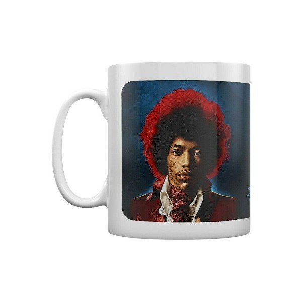 Jimi Hendrix Both Sides Of The Sky Mug En Storlek Röd/Blå/Vit Red/Blue/White One Size