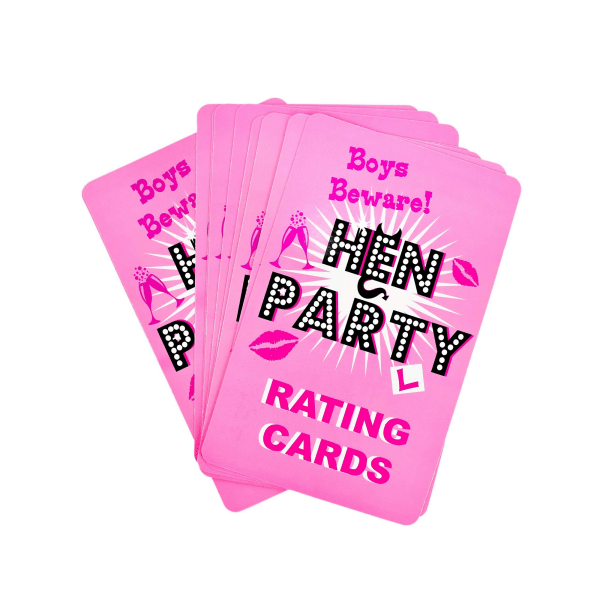 Eurowrap Hen Night Cards (paket med 10) One Size Pink Pink One Size
