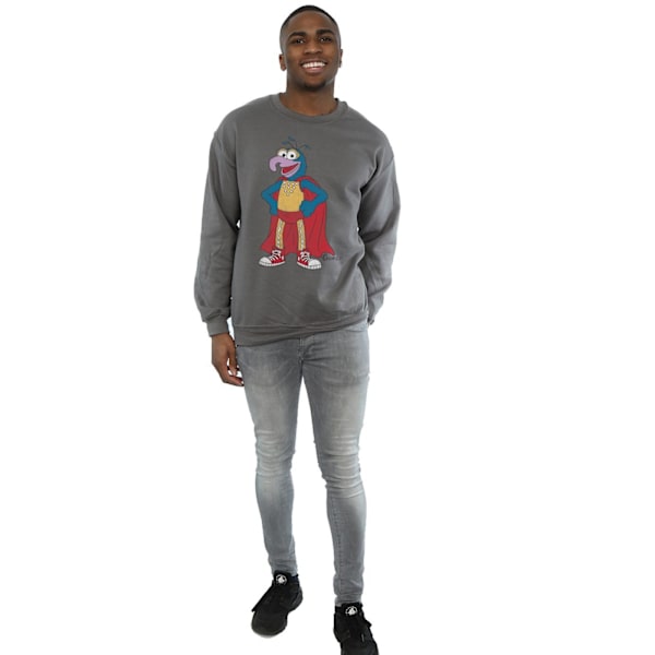 The Muppets Herr Klassisk Gonzo Heather Sweatshirt L Charcoal Charcoal L