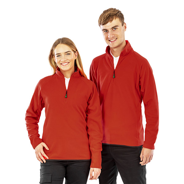 Result Äkta Återvunnen Unisex Vuxen Mikrofleece Topp M Röd Red M