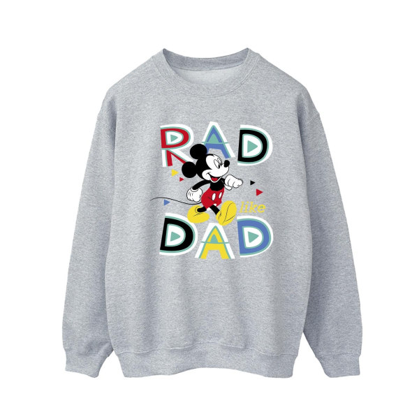 Disney Män Musse Pigg Rad Dad Sweatshirt L Sportgrå Sports Grey L
