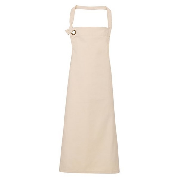 Premier Unisex Vuxen Calibre Haklappsförkläde En Storlek Naturlig Natural One Size