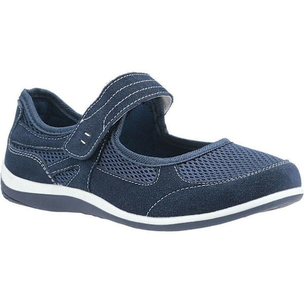 Fleet & Foster Dam/Dam Morgan Touch Fastening Mockaskor Navy 5 UK