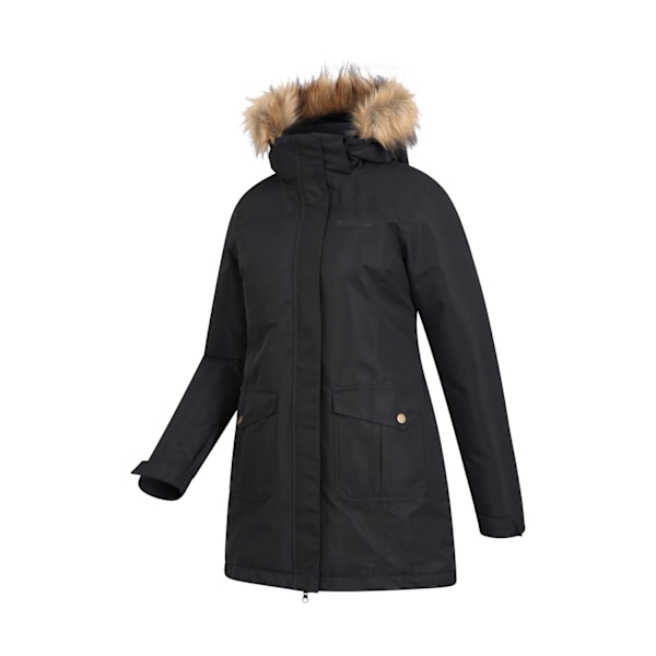 Mountain Warehouse Tarka II Lång Padderad Jacka för Kvinnor 20 Black 20 UK