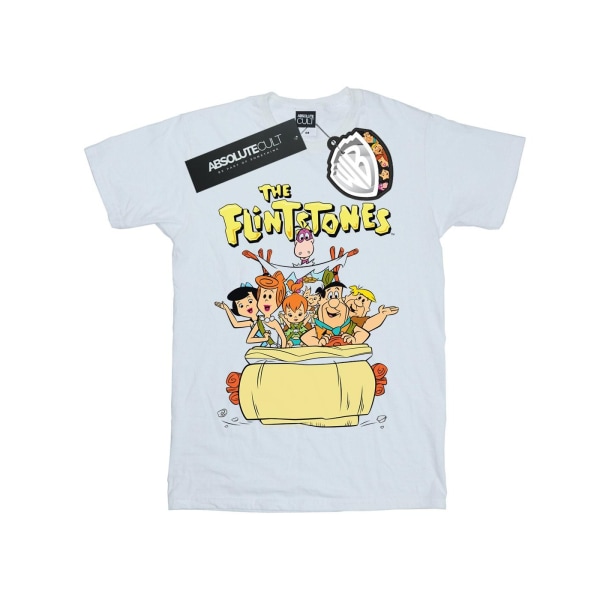 The Flintstones Dam/Damer The The Ride Bomull Boyfriend T-S White S