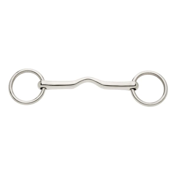 Lorina Low Ported Cambridge Mund Lös Ring Snaffle 5in Silver Silver 5in