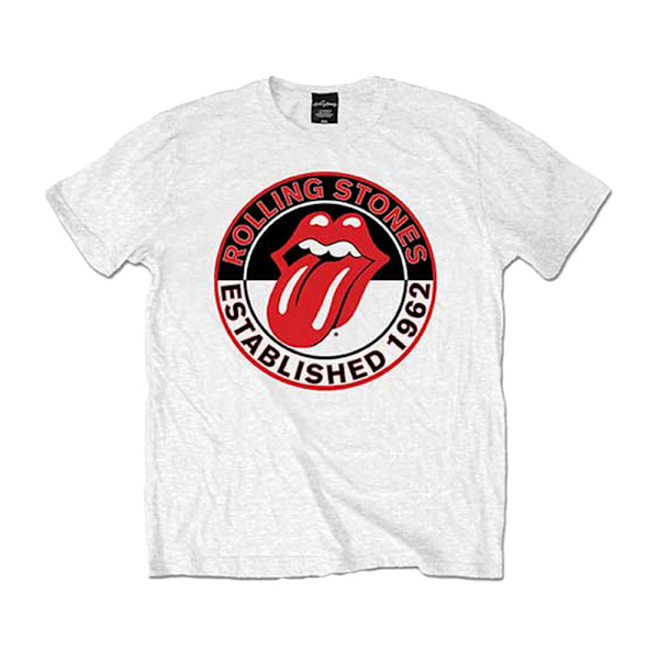 The Rolling Stones Unisex Adult Est. 1962 Bomull T-shirt 5XL Vit White 5XL