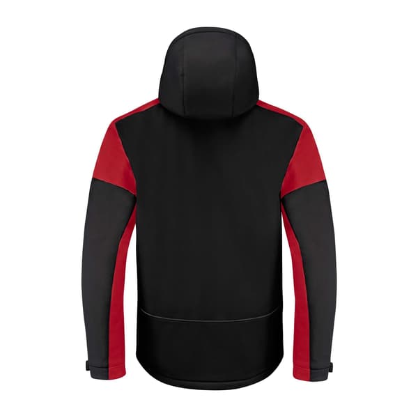 Printer Vadderad Soft Shell Jacka för Herr XL Svart/Röd Black/Red XL