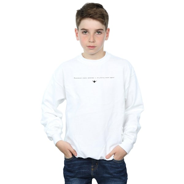 Disney Boys Aladdin Cosmic Wardrobe Sweatshirt 12-13 år Vit White 12-13 Years