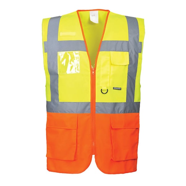 Portwest Herr Prague Hi-Vis Väst S Gul/Orange Yellow/Orange S
