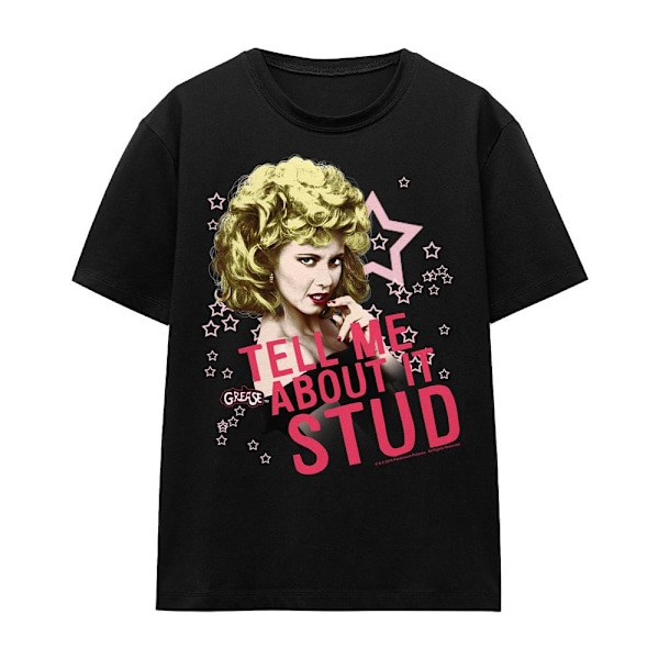 Grease Unisex Vuxen Tell Me About It Stud T-Shirt S Svart Black S