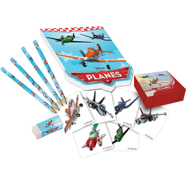 Disney Planes Party Stationery Set (17-pack) En Storlek Flerfärgad Multicoloured One Size