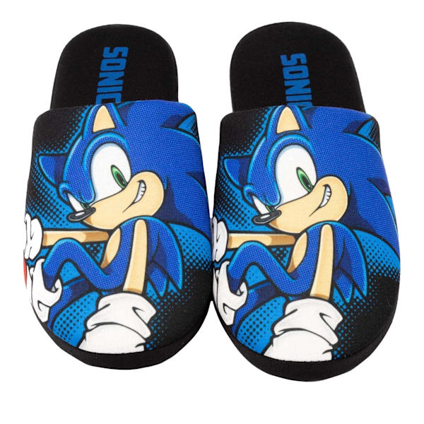 Sonic The Hedgehog Herrtofflor för Män 11 UK-12 UK Svart Black 11 UK-12 UK