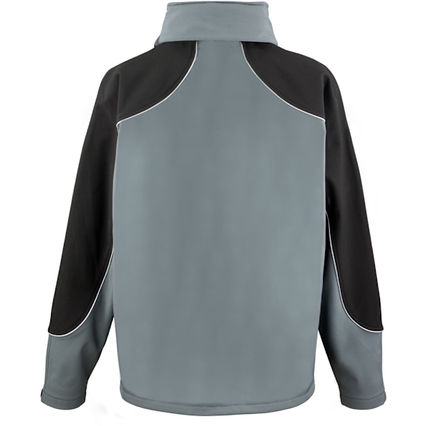 Result Herr Ice Fell Huvförsedd Softshell Andningsbar Vattentät Jacka Grey/Black XS