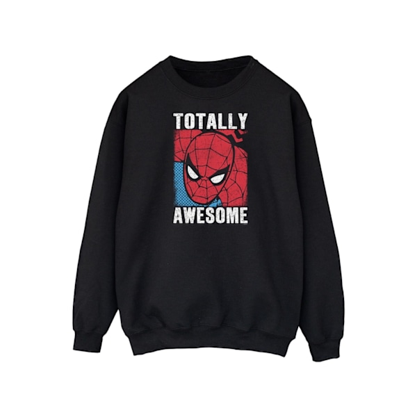 Spider-Man Mens Totally Awesome Sweatshirt 3XL Svart Black 3XL