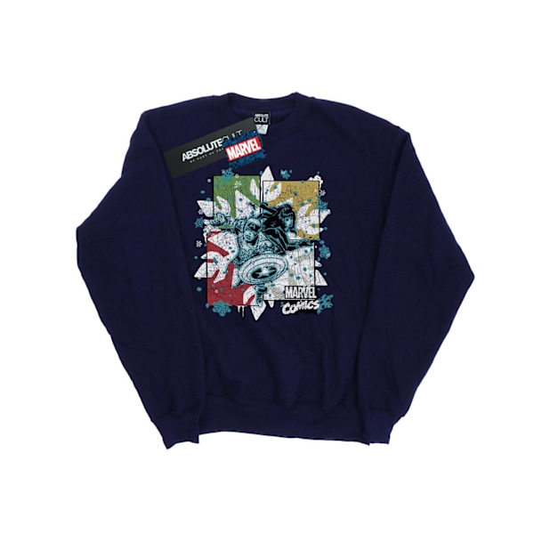 Marvel Dam/Damer Jul Black Widow Sweatshirt XS Deep N Deep Navy XS