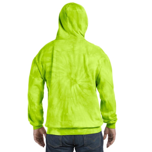 Colortone Unisex Tonal Spider Tie Dye Pullover Hoodie S Spider Spider Lime S