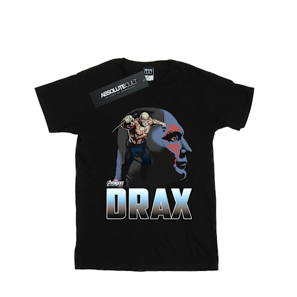 Marvel Herr Avengers Infinity War Drax Karaktär T-shirt L Svart Black L