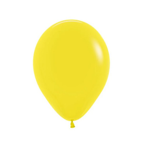 Globos Latex Ballonger (Förpackning om 100) En Storlek Gul Yellow One Size
