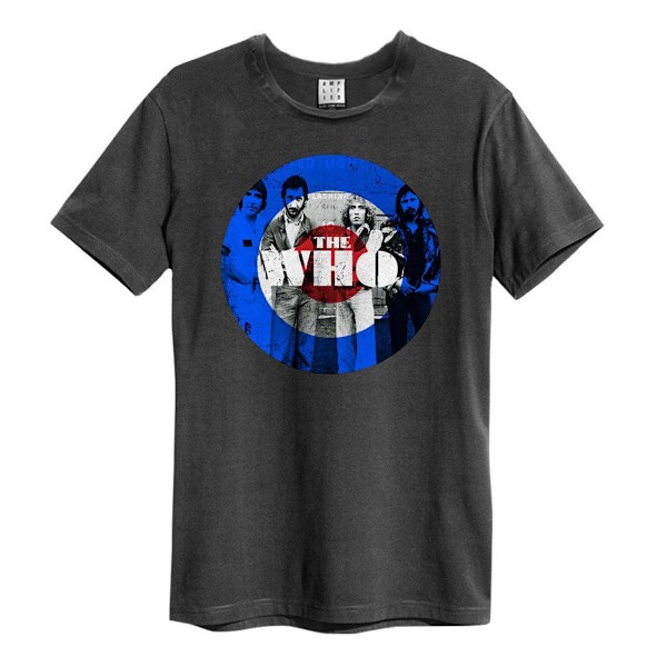 Amplified Unisex Vuxen Target The Who T-Shirt L Kolgrå Charcoal L