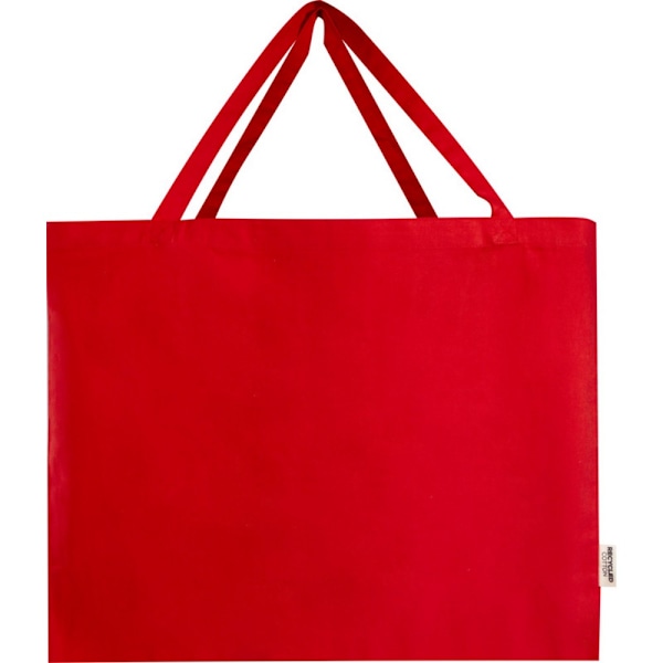 Odessa Återvunnen Bomulls Tote Bag Storlek One Röd Red One Size