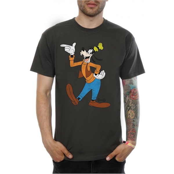 Disney Classic Goofy T-shirt S Light Graphite för män Light Graphite S