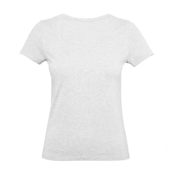 B&C Dam/Damer #E190 Ringspun Bomulls T-shirt XL Askgrå Ash XL