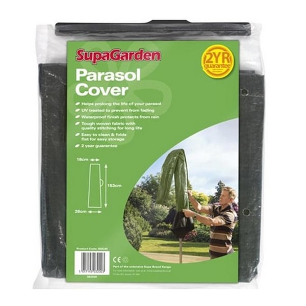 SupaGarden Parasollskydd One Size Grön Green One Size