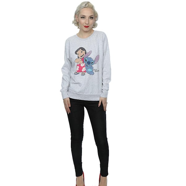 Lilo & Stitch Dam/Dam Classic Heather Sweatshirt S Heather Grey Heather Grey S