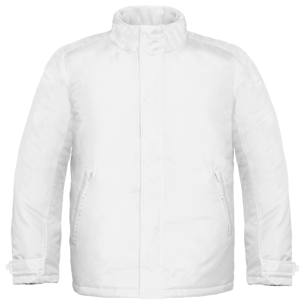 B&C Herr Real+ Premium Vindtät Termo-isolerad Jacka (Vattentät PU-beläggning) White 3XL