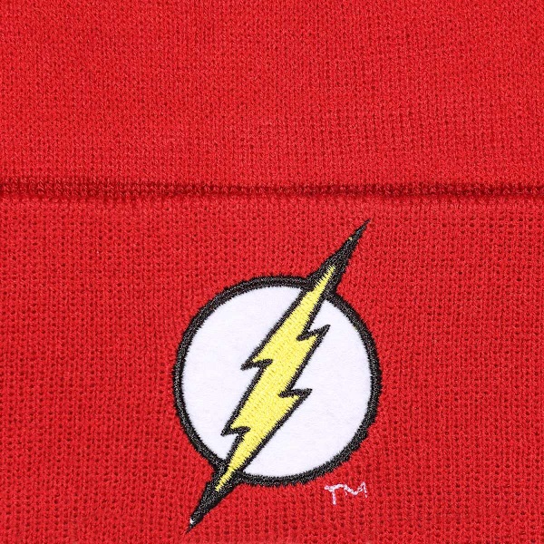 The Flash Logo Beanie One Size Röd/Gul Red/Yellow One Size