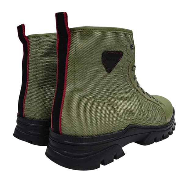 Firetrap Herr Lucas Läder Kängor 7 UK Ljusgrön Light Green 7 UK
