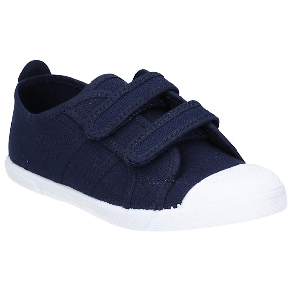 Flossy Sasha flickor junior touch fästsko 2 UK marinblå Navy 2 UK