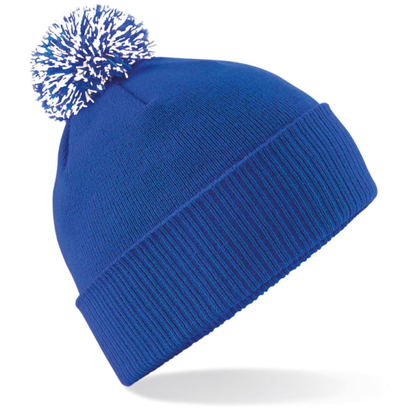 Beechfield Girls Snowstar Duo Extreme Winter Hat One Size Brigh Bright Royal/White One Size