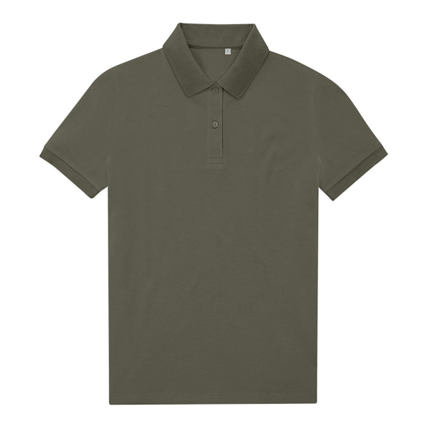 B&C Dam/Damer My Eco Polo Shirt 12 UK Camo Green Camo Green 12 UK